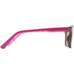 Square Rectangle Sunglasses for Womens Exquisite Arms - Leopard - C61827YRY3W $11.74