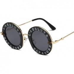 Round Little Bee Round Glasses Vintage Men Women Sunglasses Oculos De Sol Retro NO.1 - No.4 - CN18YZUOTOC $8.28