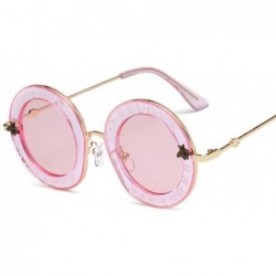 Round Little Bee Round Glasses Vintage Men Women Sunglasses Oculos De Sol Retro NO.1 - No.4 - CN18YZUOTOC $8.28