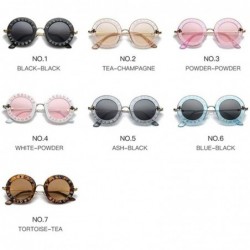 Round Little Bee Round Glasses Vintage Men Women Sunglasses Oculos De Sol Retro NO.1 - No.4 - CN18YZUOTOC $8.28