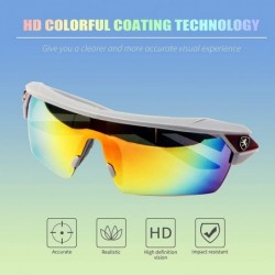 Round Sunglasses Protection Softball Baseball KN P01025 - Color - CS18RX40N2I $27.56