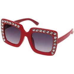 Goggle Luxury Rhinestone Kids Sunglasses Square Sun Glasses Children Baby Boys Girls Oculos De Sol Feminino - 6 - CH197Y76TY6...