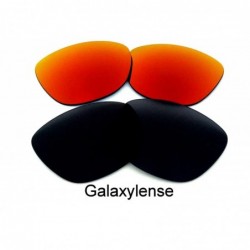 Oversized Replacement Lenses Frogskins Gold&Green Color Polarized 2 Pairs-! - Red&brown - CX120QX5RMN $10.57