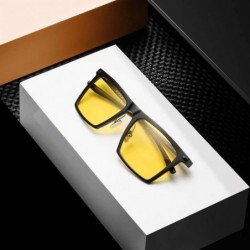 Rectangular Night Vision Glasses Men Women - 1-8138c1 - C518AHG6EGA $11.98