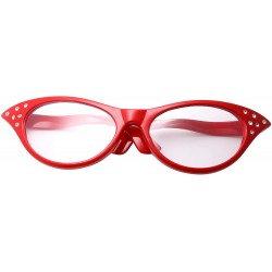 Oversized Halloween Costume Sunglasses Glasses Scary Party Men Women Adult - Cateye - Red - CS127ODB8KD $10.80