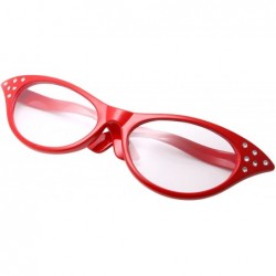 Oversized Halloween Costume Sunglasses Glasses Scary Party Men Women Adult - Cateye - Red - CS127ODB8KD $10.80