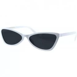 Butterfly Wide Cateye Butterfly Frame Sunglasses Womens Chic Trendy Fashion UV 400 - White - C118H8KMYI8 $19.73