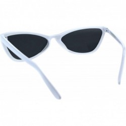 Butterfly Wide Cateye Butterfly Frame Sunglasses Womens Chic Trendy Fashion UV 400 - White - C118H8KMYI8 $10.79