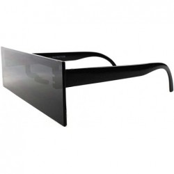 Wrap One-piece Black Bar Space Robot Party Costume Futuristic Novelty Sun Glasses - CN1802N0IMQ $35.36