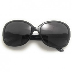Oval Nearly Invisible Line Bifocal Sunglasses Oval Reading Glasses - Black - C5198CD59KZ $9.29