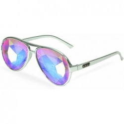 Aviator Aviator Style Chrome Kaleidoscope Glasses - Limited Edition - CK185UX2NW6 $44.62