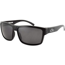 Oversized Ames Polarized Sport Fishing Sunglasses - Multiple Options - Black - C712NYHNPV9 $45.74