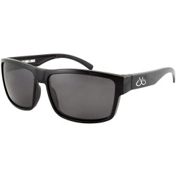 Oversized Ames Polarized Sport Fishing Sunglasses - Multiple Options - Black - C712NYHNPV9 $25.28