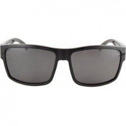 Oversized Ames Polarized Sport Fishing Sunglasses - Multiple Options - Black - C712NYHNPV9 $25.28