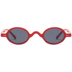 Aviator Small Round Retro Sunglasses Men Women Rivet Steampunk Leopard Tea C1 Leopard - C4 Black - CZ18YLZA4DK $11.66