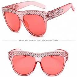 Sport Women Vintage Retro Sun Glasses Unisex Fashion Patchwork Big Frame Sunglasses - G - C518TO6D5D9 $6.76