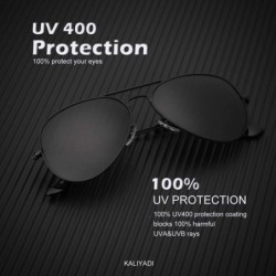 Aviator Classic Aviator Sunglasses for Men Women Driving Sun glasses Polarized Lens 100% UV Blocking - CT18ULDYTYZ $18.11