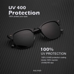 Aviator Classic Aviator Sunglasses for Men Women Driving Sun glasses Polarized Lens 100% UV Blocking - CT18ULDYTYZ $18.11