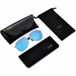 Rectangular Sunglasses for Men Polarized Driving sunglasses Fashion Vintage Wayfarer Sun Glasses - C8 - CL18E7D30YA $13.69