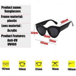 Round Retro Sunglasses For Women/Men Classic Outdoor Glasses UV400 Round Len - Transparent - C818D4NTEC3 $7.51