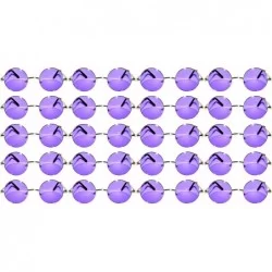 Round 20 Pieces Wholesale Lot Small Round Circle Sunglasses Bulk Party Mix Assotrted - Silver_frame_purple - CO18C435E8I $74.99