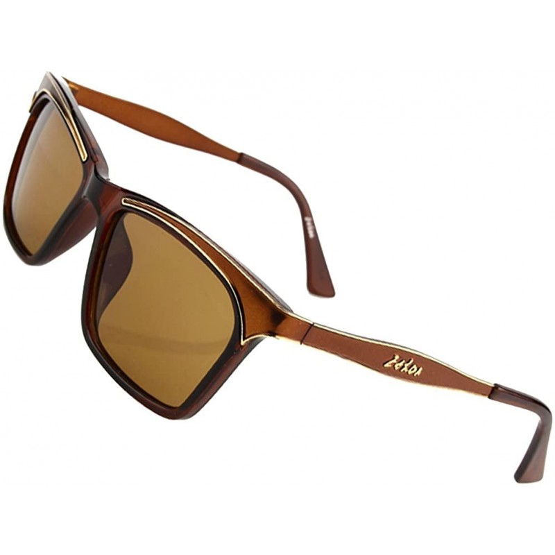 Wayfarer Women Vintage Retro Wayfarer Sunglasses UV400 4PCS - Brown - CR12EC2YEWX $14.88