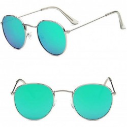 Oval Vintage Oval Classic Sunglasses Women/Men Eyeglasses Street Beat Shopping Mirror Oculos De Sol Gafas UV400 - C0198AGSGMH...