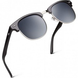 Square Polarized Sunglasses for Men Driving Sun glasses Shades 80's Retro Style Brand Design Square - CX18N0CTYUH $9.92