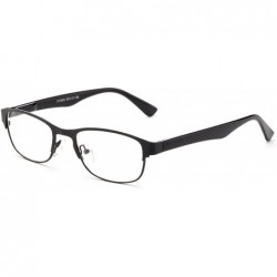 Square "Zonic" Aluminum Brushed Prescription Ready Clear Lens Rx Frames Optical Frames for Women - CN12KRZEAKJ $19.39