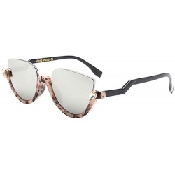 Rimless Women Heart Shape Rimless Sunglasses UV400 Protection Aviator Sunglasses - Style2 - CT18XYRXGYN $29.08