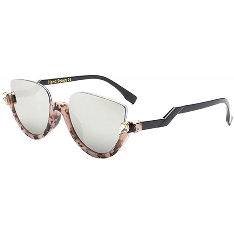 Rimless Women Heart Shape Rimless Sunglasses UV400 Protection Aviator Sunglasses - Style2 - CT18XYRXGYN $15.69