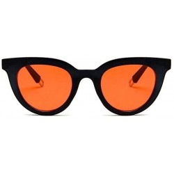 Cat Eye Newest Sexy Cat Eye Sunglasses Women Lady Sun Glasses For Female Vintage Shades Eyewear - Black Blue - C3198ULW88Q $9.75