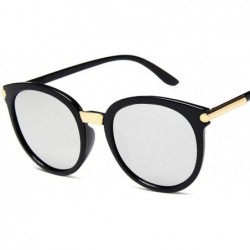 Oval Sunglasses Suitable Shopping Polarizer - Silver - C4197WHHXX8 $27.06