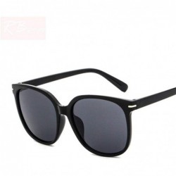 Aviator 2019 Vintage Sunglasses Women Top Brand Designer Luxury Candies Lens Black Blue - Black Gold - CB18Y6SNGRI $12.13