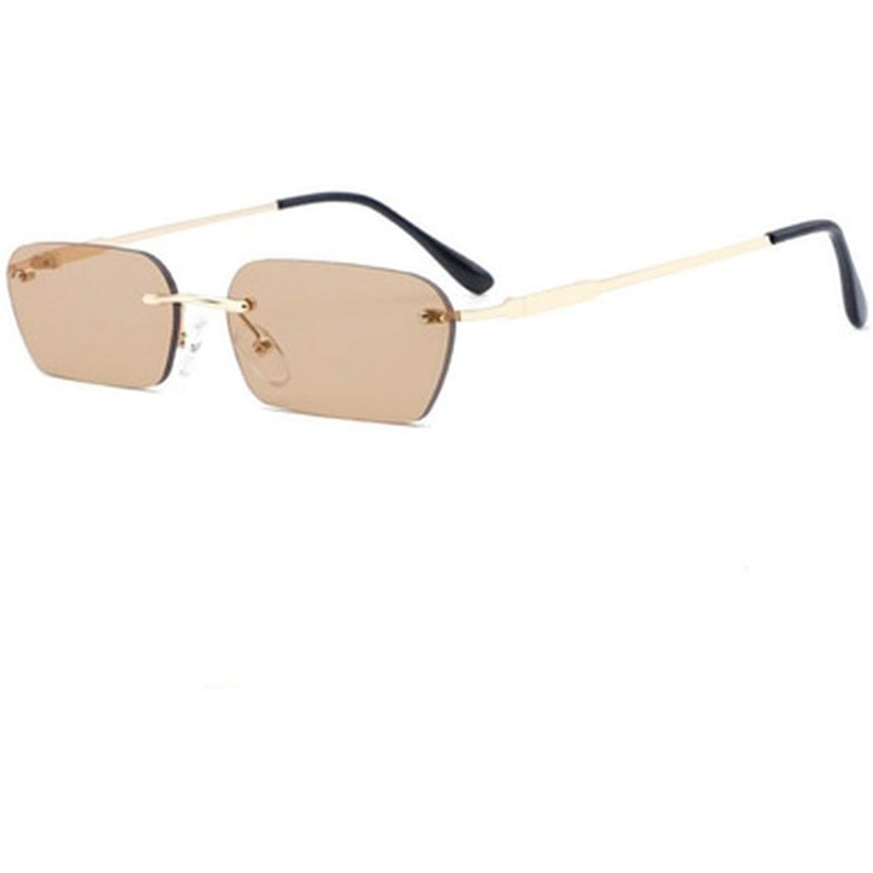 Oversized 2019 Sunglasses Women Luxury Brand Cat Eye Sun Glasses Men Retro Small Square Sunglass Uv400 - Brown - CN18W0EIOWY ...