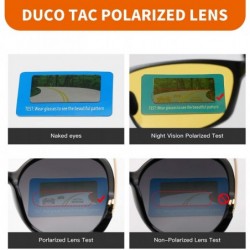 Sport Anti Glare Night-vision Glasses For Headlight Polarized Driving Glasses 2179 - Gunmetal/Yellow - CH18A2YXHHQ $19.20