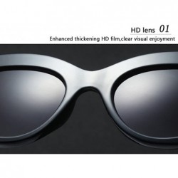 Wayfarer Fashion Star Same Style Cat Eye Frame Eyeglasses Ladies Womens Sunglasses - Tea - CM18G7AS6I2 $12.50