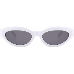 Oval Men Polarized Sunglasses PC Lens Oval Full Frame UV400 Protection Retro Glasses for Festival-Cycling-Fishing - C218TRZM0...