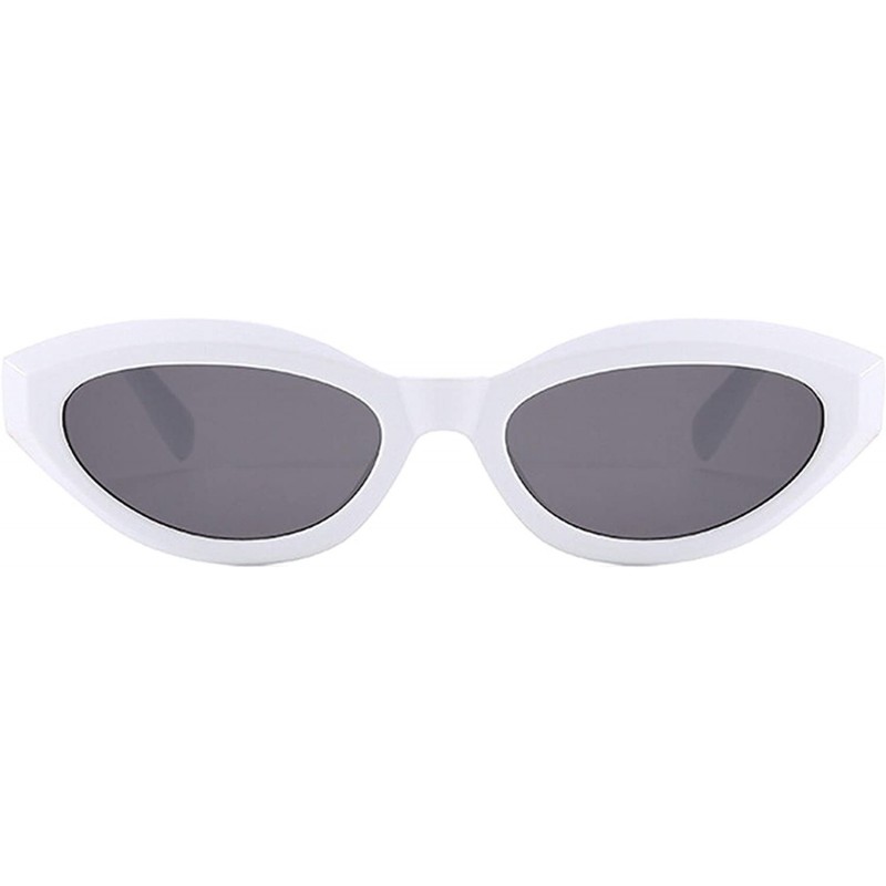 Oval Men Polarized Sunglasses PC Lens Oval Full Frame UV400 Protection Retro Glasses for Festival-Cycling-Fishing - C218TRZM0...