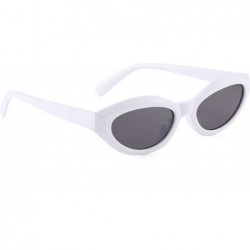 Oval Men Polarized Sunglasses PC Lens Oval Full Frame UV400 Protection Retro Glasses for Festival-Cycling-Fishing - C218TRZM0...