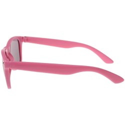 Aviator Fashion Unisex Square Vintage Sunglasses Men Women Rivets Metal Design Black - Yellow - CK18YQNHEH4 $10.58