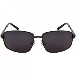 Oversized Men Large Rectangular Polarized Sunglasses Spring Hinge BG1207S-P - CB1833OQM7G $11.49