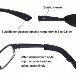 Sport Adjustable Sunglasses Childrens Eyeglasses - Black - CV11LIUVY2B $9.67