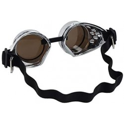 Rimless Sunglasses Vintage Steampunk Sunglasse Adjustable - B - C318YRT2269 $7.19