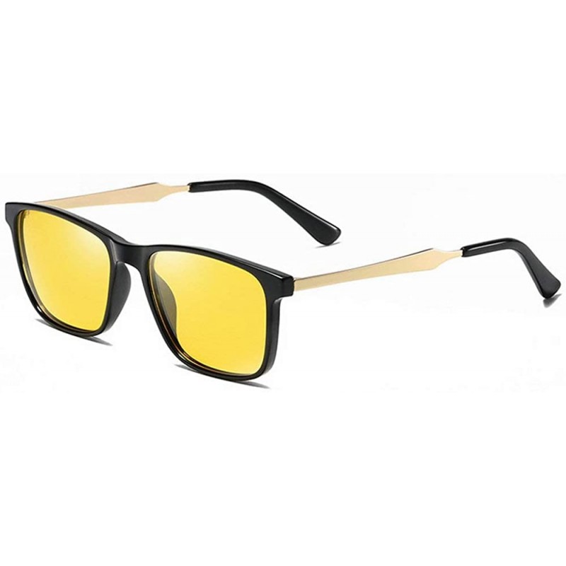 Square polarized sunglasses fashion outdoor yellow 0 - C718ZCRIR2C $19.37