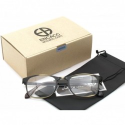 Round Classic Retro Metal Eyeglasses Frame Clear Lens Top Driving Designer Eyewear - Antic Gold 0201 - C4189AUL6R0 $11.99
