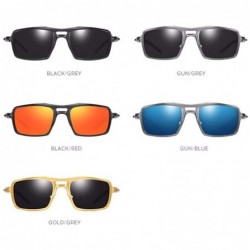 Sport Aluminum Magnesium Polarizing Sunglasses Sports Sunglasses Men's Riding Glasses - C - CO18Q92ZKEG $28.13
