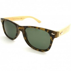 Sport NEW Real Tree Bamboo wood Temples Sunglasses - C0184OSUQWU $23.97