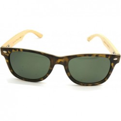 Sport NEW Real Tree Bamboo wood Temples Sunglasses - C0184OSUQWU $23.97