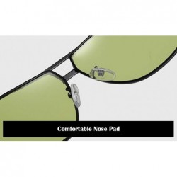 Aviator Men's Polarized Photochromic UV Protection Sunglasses Metal Frame with Spring Hinges Driving Eyewear - CB18QQI9TQY $1...